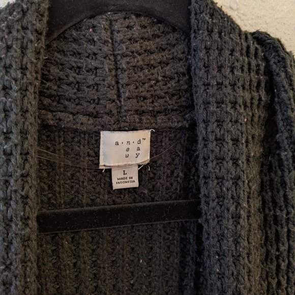 A New Day Black Knit Sweater - Picture 4 of 5